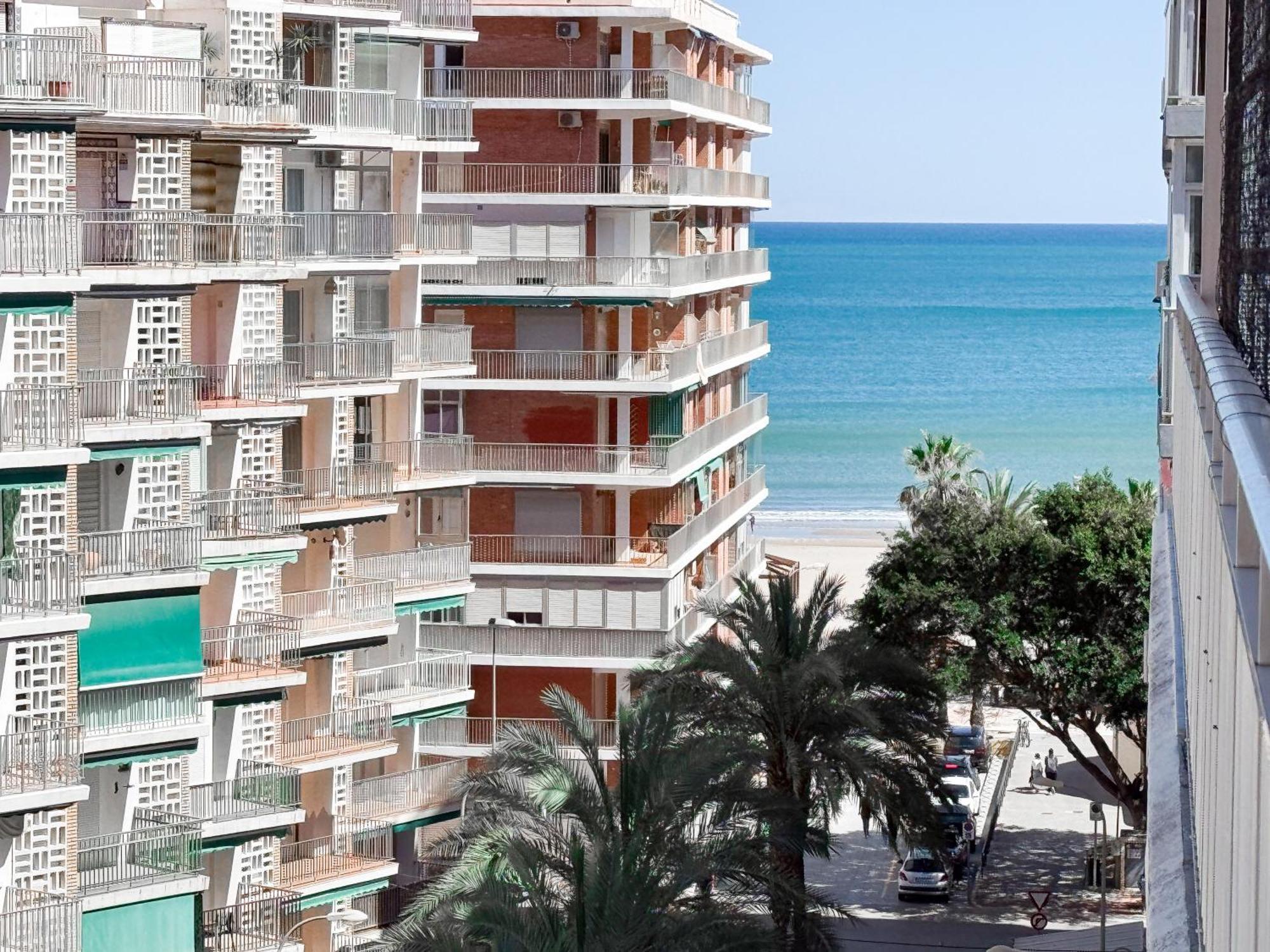 Nuevo, A 50 Metros De La Playa Y Con Vistas Al Mar Apartment Cullera Bagian luar foto